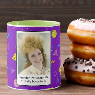 1980s Birthday Insert Your Face Big Hair Mug