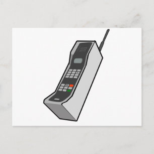 1980s Cellphone Postcard