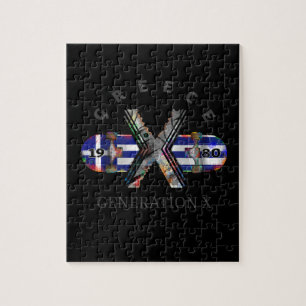 1980's Generation X Greece Skateboard Jigsaw Puzzle