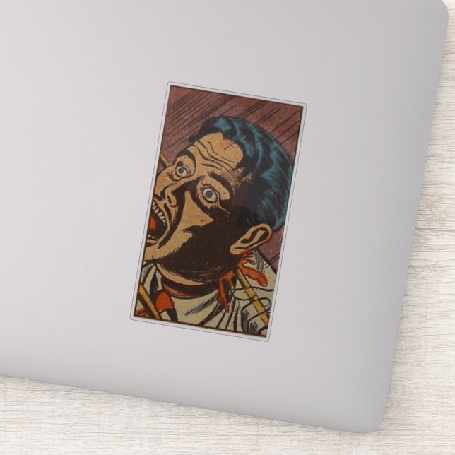 1980s Golden age horror comics | scary retro comic (Detail)