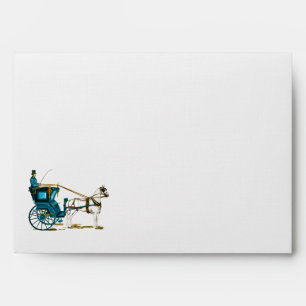 1980's Horse and Carriage Envelope