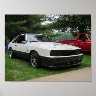 1980's Mercury Capri Poster