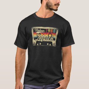 1980S Music Lover Headphones Retro 80S Cassette T-Shirt