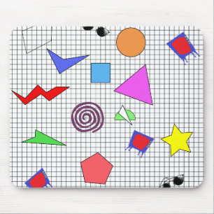 1980's Pattern Mouse Pad