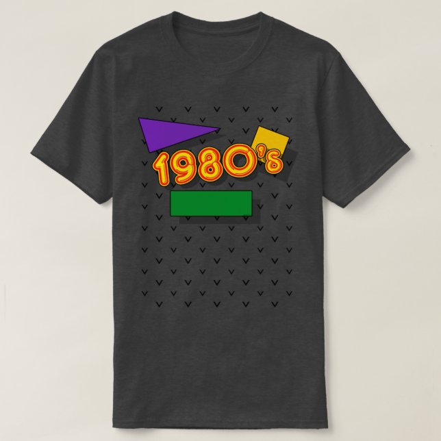 1980s Retro Shapes RoufxisTp T-Shirt (Design Front)