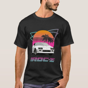 1980s Retro Wave Chevy Camaro Iroc Z T-Shirt