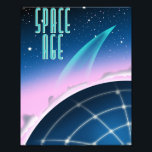 1980s space race poster<br><div class="desc">1980s space race poster in a retro mid 1980s style.</div>