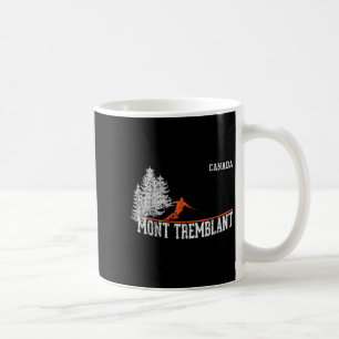 1980s Style Mont Tremblant Can. Vintage Skiing Coffee Mug