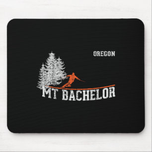 1980s Style Mt Chelor Or Vintage Skiing Mouse Pad