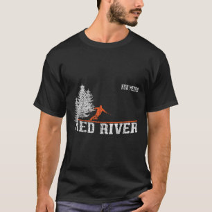 1980s Style Red River Nm Vintage Skiing T-Shirt