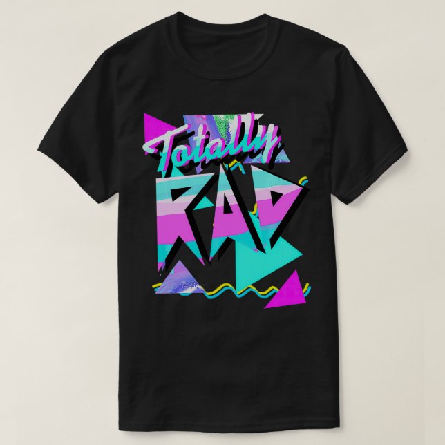 1980sStyle Totally Rad 80s Casual Hipster v101  T-Shirt (Design Front)