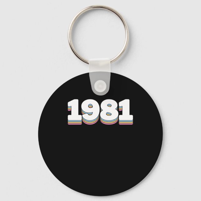 1981 3  KEY RING (Front)