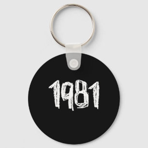 1981 Birthday1 Key Ring