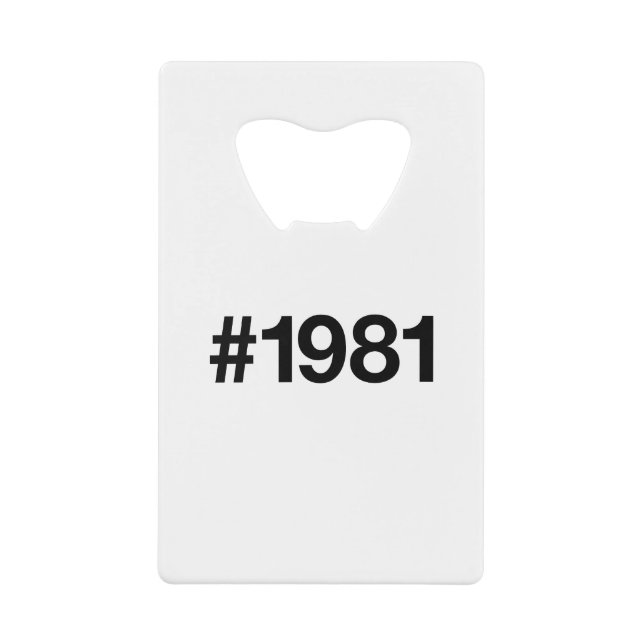 1981 Hashtag 44 Birthday Anniversary (Front)