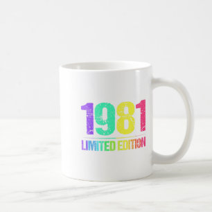 1981 Limited Edition Vintage 81s Retro Vintage  Coffee Mug