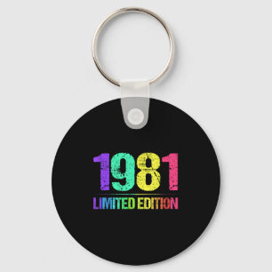 1981 Limited Edition Vintage 81s Retro Vintage  Key Ring