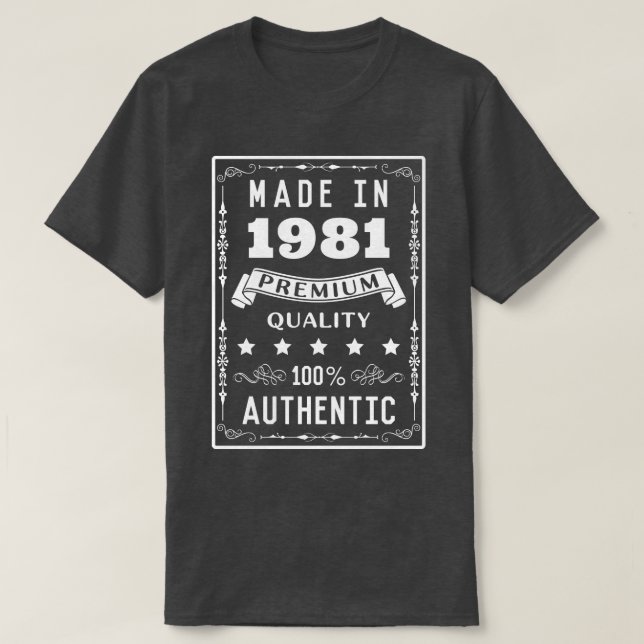 1981 T-Shirt (Design Front)