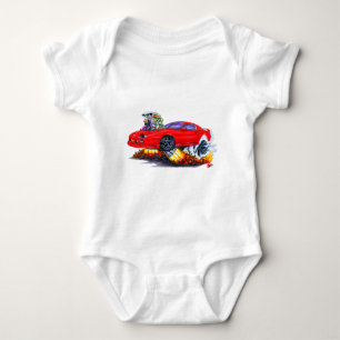1982-92 Camaro Red Car Baby Bodysuit