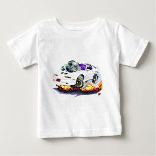 1982-92 Trans Am White Turbo GTA Baby T-Shirt