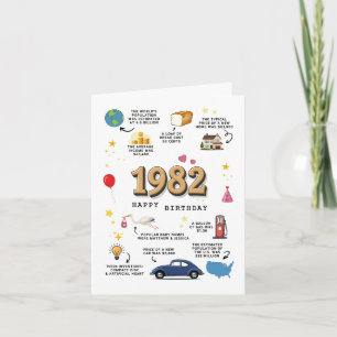 1982 Birthday Card For Husband and Wife