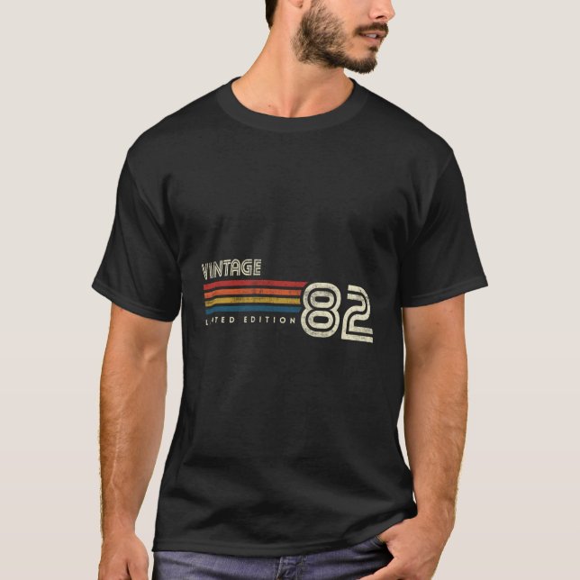 1982 Chest Stripe T-Shirt (Front)