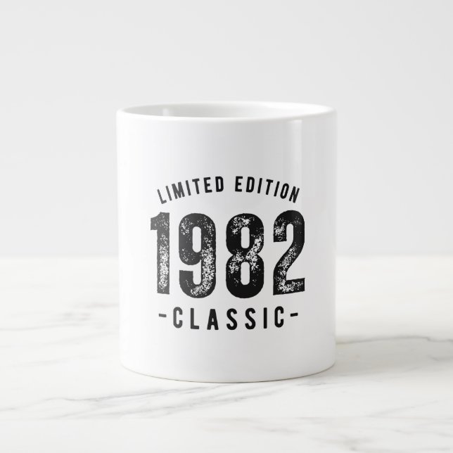1982 Classic Birth Year Large Coffee Mug (Front)