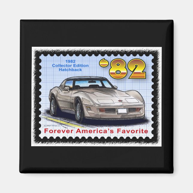 1982 Special Edition Corvette Magnet (Front)