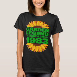 1983 Birthday & Vintage 1983 Garden Legend Made In T-Shirt