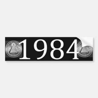 1984 BUMPER STICKER