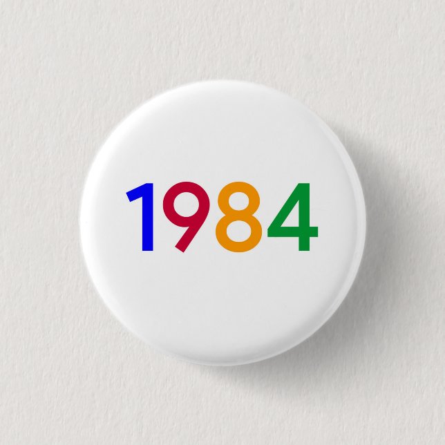 1984 Button - Pinback (Front)