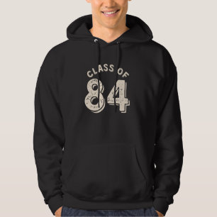1984 Class Reunion Retro Class of 84 High School G Hoodie
