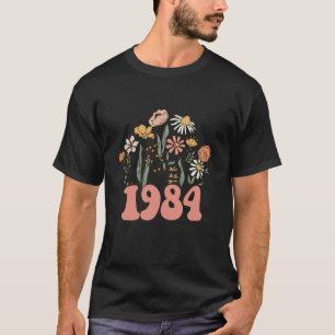 1984 Groovy In My Birthday Era Happy 40th Birthday T-Shirt