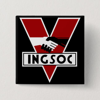 1984 Ingsoc 15 Cm Square Badge