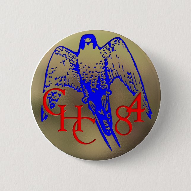 1984 Los Banos 6 Cm Round Badge (Front)