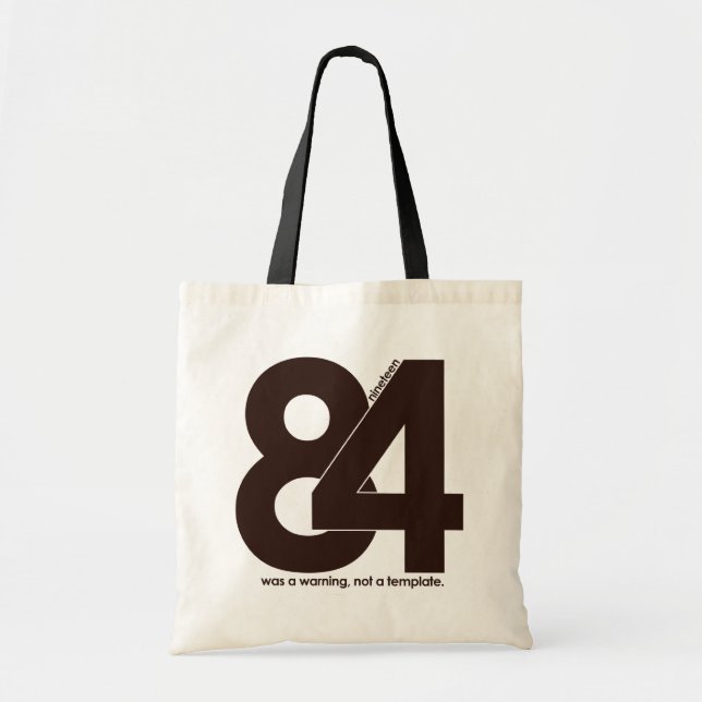 1984 Nineteen Eighty Four Tote Bag (Front)