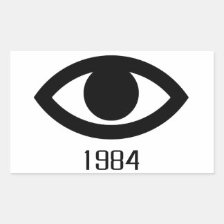 1984 RECTANGULAR STICKER