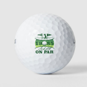 1985 40th Birthday Golf Humour Balls