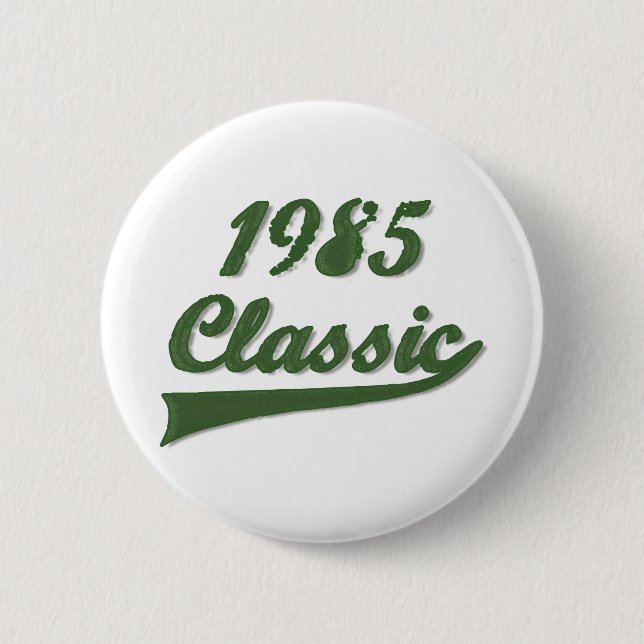 1985 Classic 6 Cm Round Badge (Front)