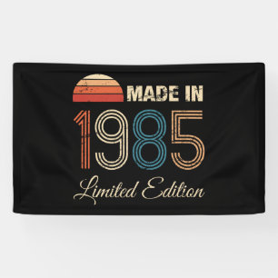 1985 Vintage 40th Birthday Banner