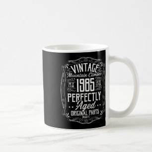 1985 Vintage Hiking Mountains Retro Hiker Born In Coffee Mug