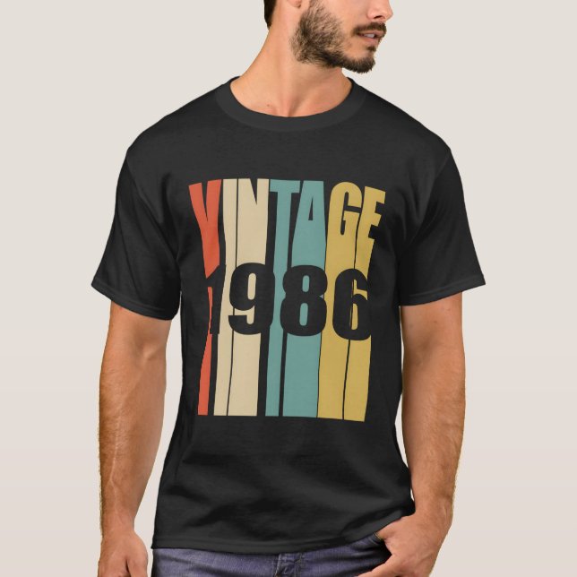 1986 37 Yrs Old Bday 1986 37Th T-Shirt (Front)
