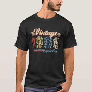 1986 Birthday  Retro Birthday Vintage 1986 Origina T-Shirt