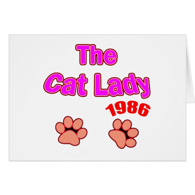 1986 Cat Lady (Front Horizontal)