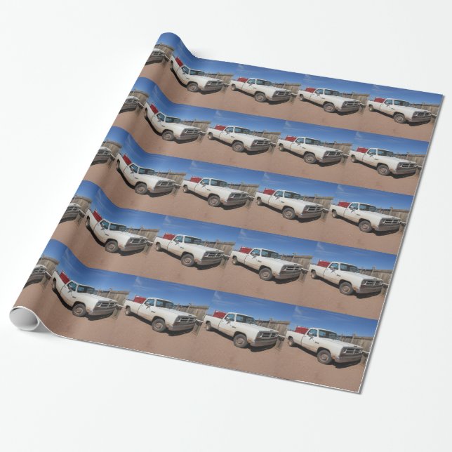 1986 Dodge Truck Wrapping Paper (Unrolled)