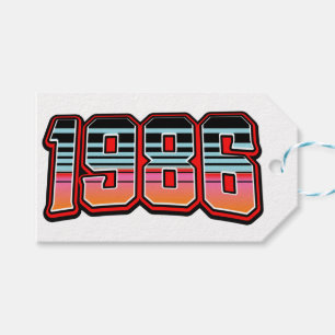 1986 GIANT COFFEE MUG GIFT TAGS
