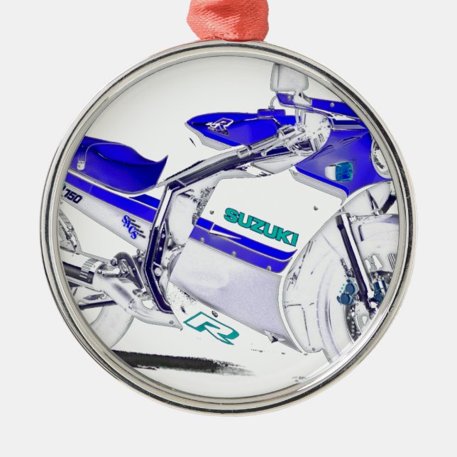 1986-GSX-R-750 SUPERBIKE. METAL ORNAMENT (Front)