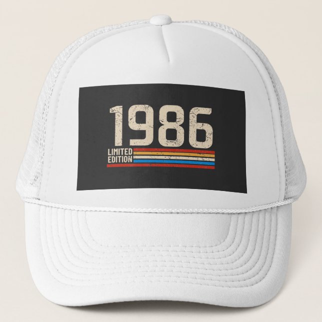 1986 LIMITED EDITION TRUCKER HAT (Front)