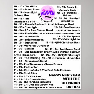 1986 PART 2 - ROCK'N'ROLL HEAVEN POSTER