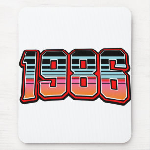 1986 T-Shirt Mouse Pad