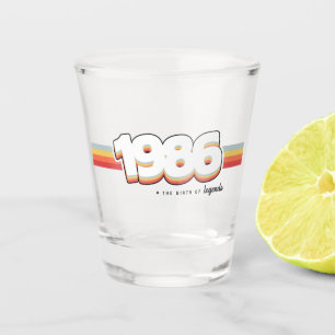 1986 The birth of legends Shot Glass